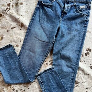 Women's Vintage Blue Skinny Jeans